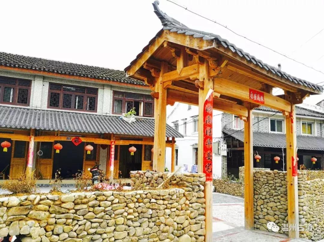 千年古村平阳县鸣山村古城夜景,平阳昆阳鸣山古村落