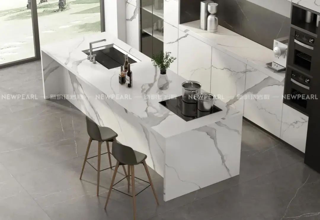 依诺岩板对比蒙娜丽莎岩板,新明珠品牌瓷砖