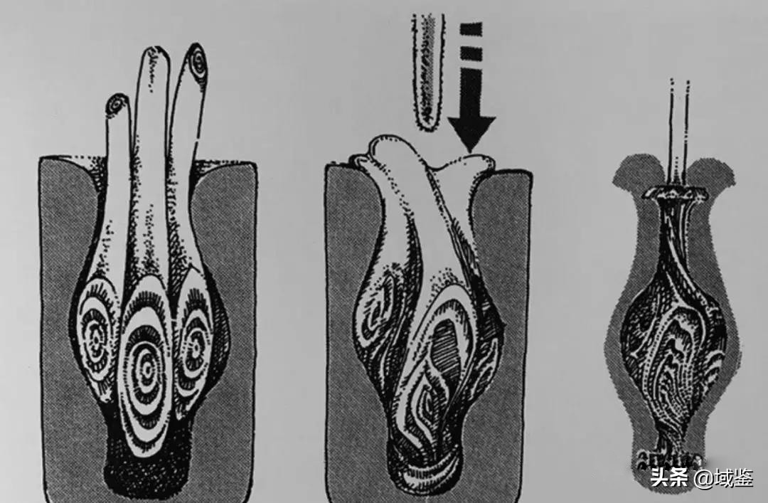 唐代巩县窑绿釉绞胎陶器标本,巩县窑绞胎工艺失传了吗