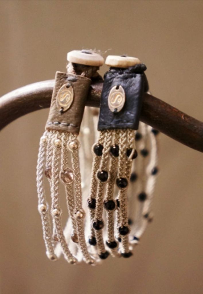 创意手链钩织,别致足金编织手链女款