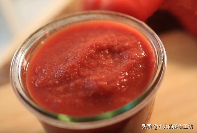 1分钟教会你自制番茄酱，无任何添加剂，鲜香酸爽，比买的还正宗