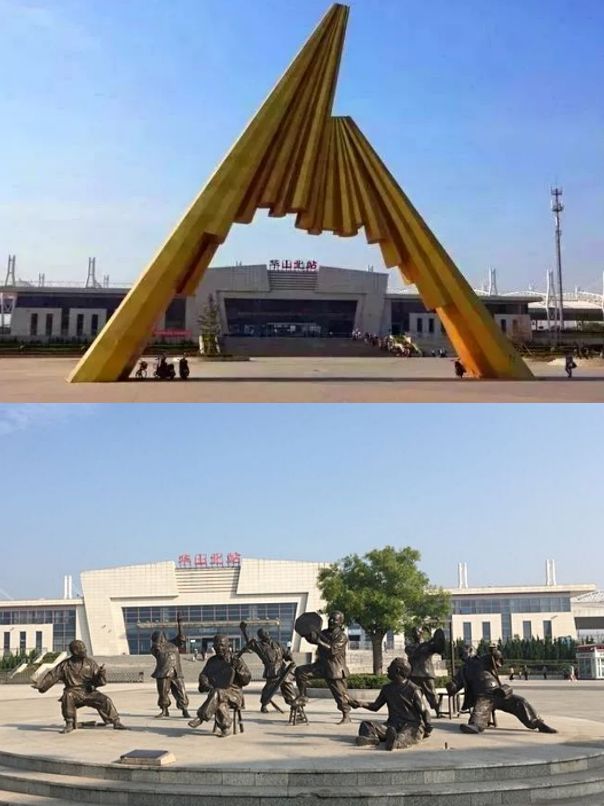 华山脚下的西岳庙,华阴华山之巅