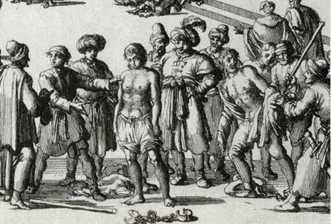 中世纪时欧洲人被当成奴隶来卖，明码标价一匹马等于四个东欧女人