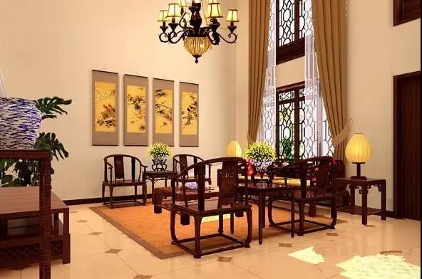 红木沙发适合什么客厅,一套红木沙发