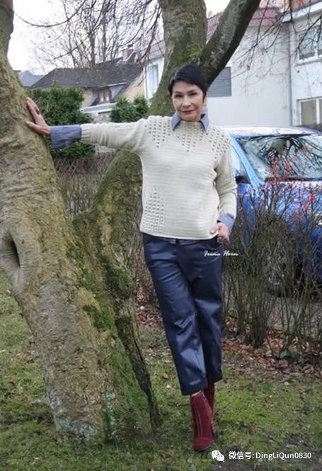 中老年人女冬季针织衫教程,针织中老年女装新款