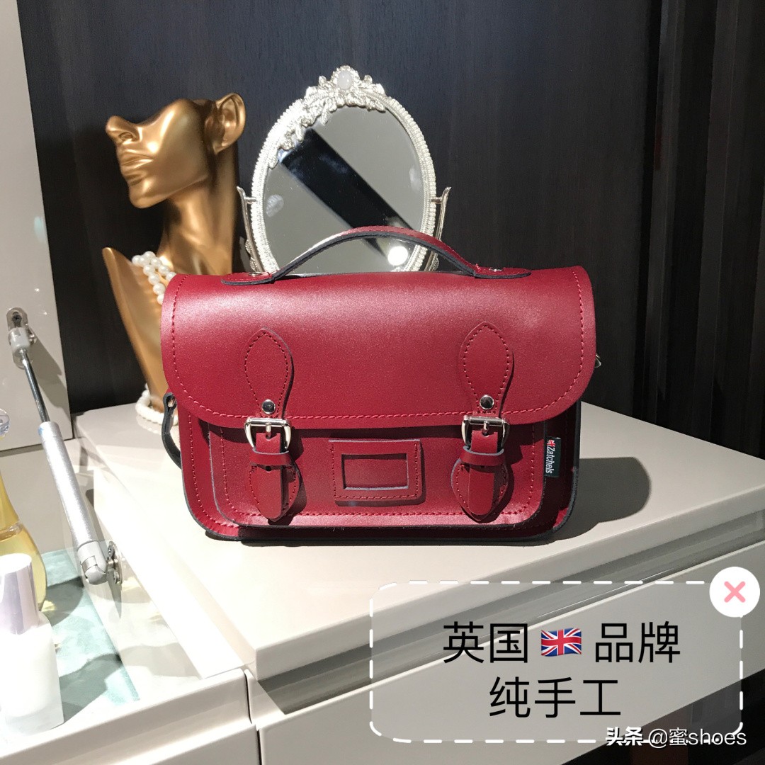 剑桥包类似小众斜挎包,原创小众设计粉色剑桥包