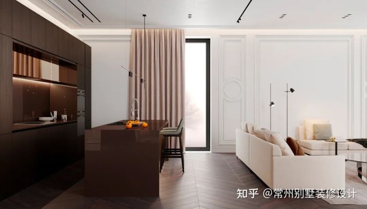 现代中式轻奢装修别墅设计 (法式新古典别墅装修设计)