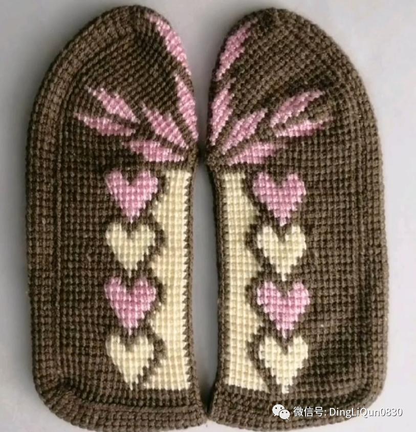 波西米亚风手工编织鞋子,针织作品50款