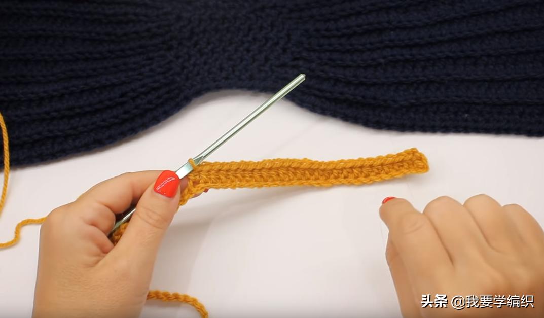 男士织围脖的花样方法,围脖织法男