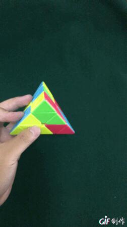 只拼好一面还原金字塔魔方教程,金字塔魔方还原教程sunny老师
