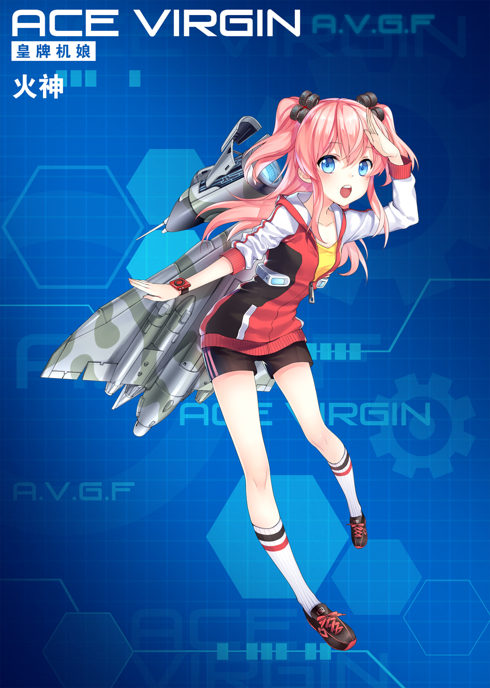 《苍穹战线》精美立绘原画插画卡牌欣赏，超过百种萌点各异的机娘