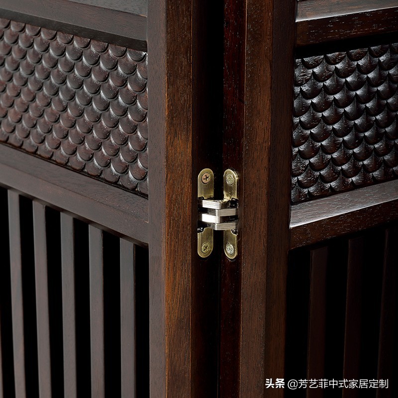 家居实木屏风,新中式实木屏风隔断