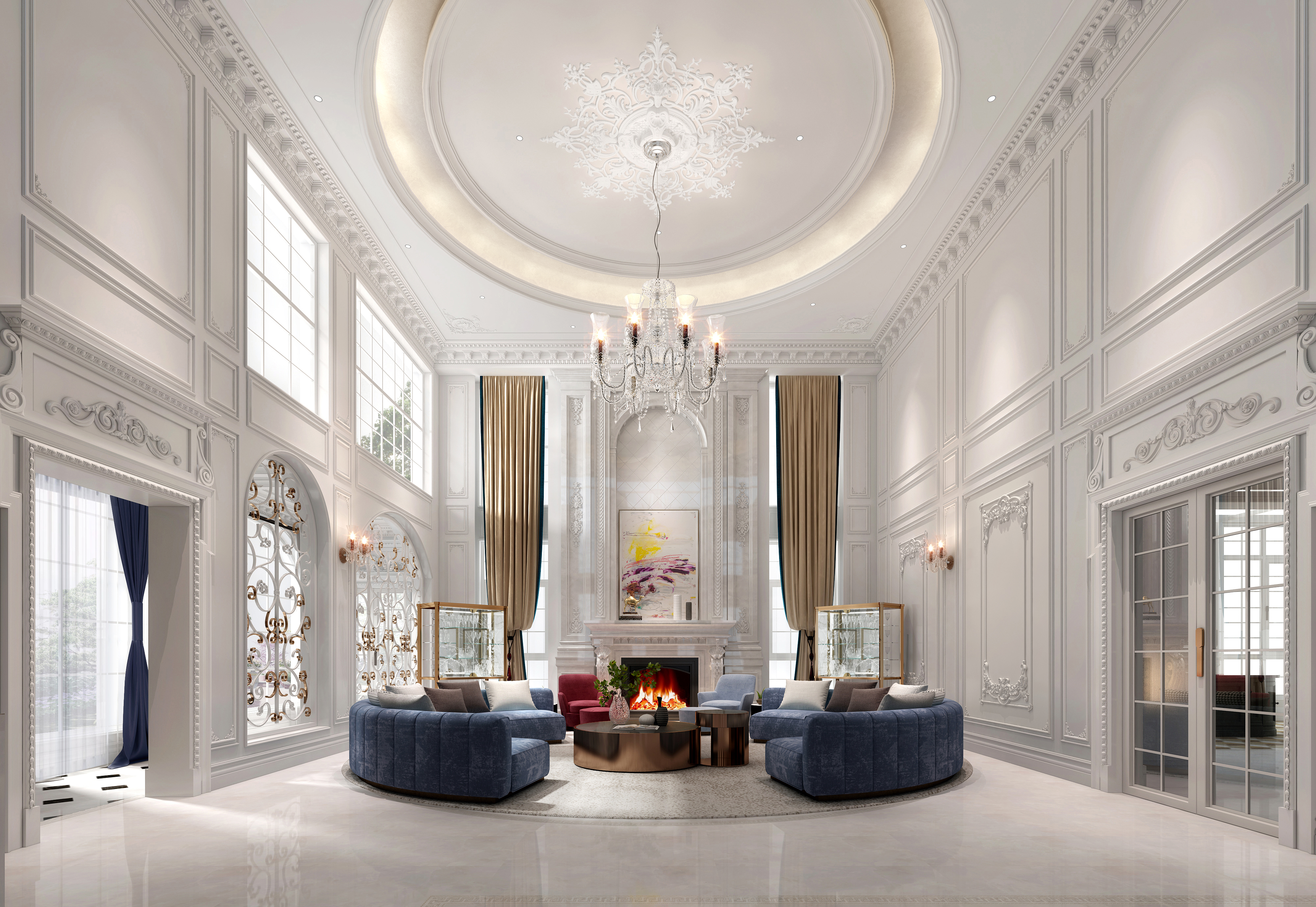 1000㎡丨独栋丨法式丨上海·浦东·白金瀚宫