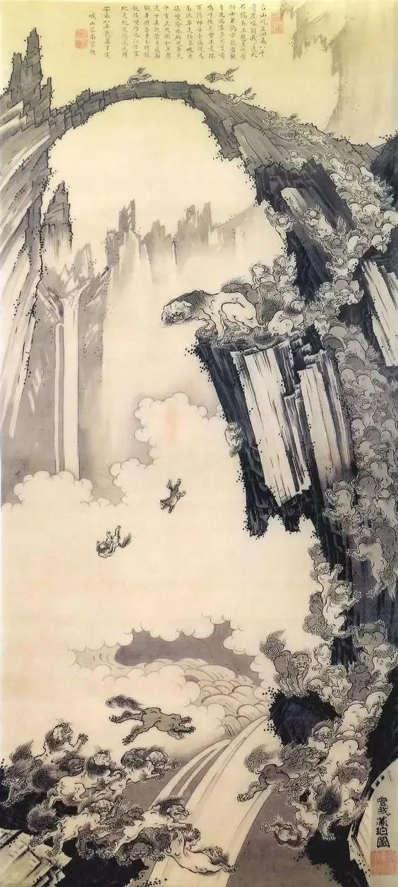 日本水墨画家,日本天才画家惊艳之作