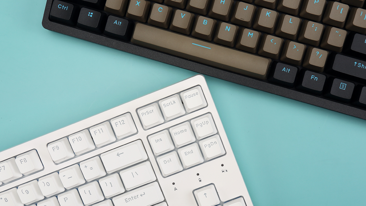 达尔优a87天空轴键盘整体图片,达尔优键盘a87pro买哪款好