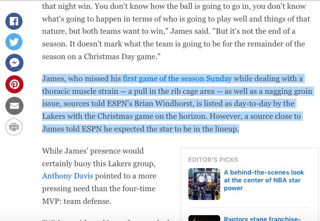 詹姆斯湖人高光表现,詹姆斯湖人记者采访