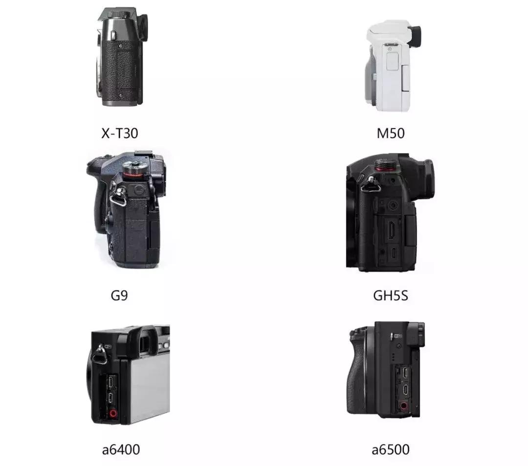 横评|索尼A6400、A6500、松下G9、GH5S、富士X-T30和佳能M50