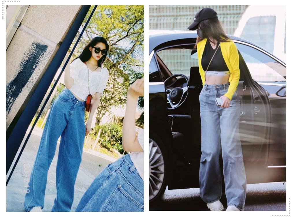 老爹裤的搭配才时髦,老爹裤让你显瘦又时髦