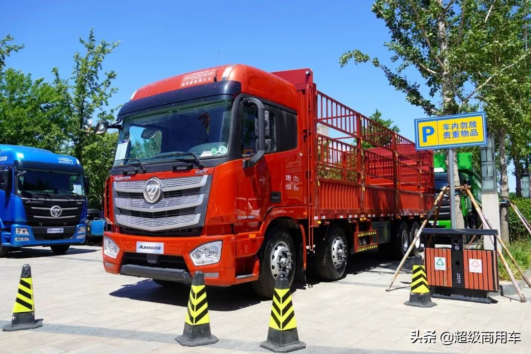 前桥打孔福康国*4六**40马力欧曼EST8x4高栏载货车