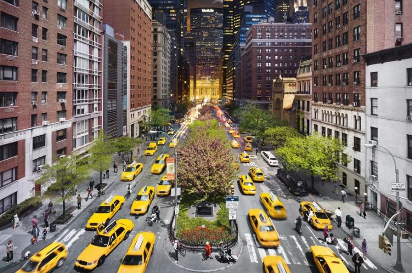 纽约很有名的街,走进纽约林肯中心