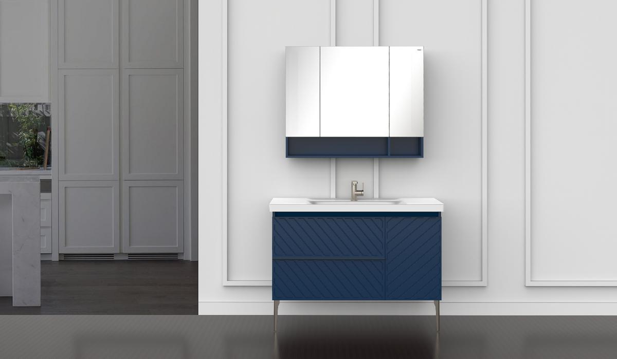 浴室柜推荐轻奢卫浴柜,打造优雅卫浴空间浴室柜细节设计