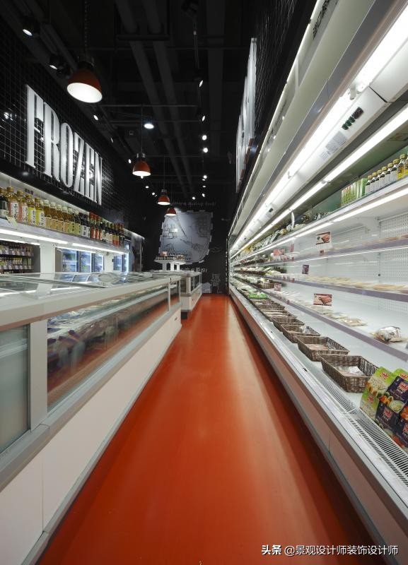 商场店铺设计案例图纸,超市设计图解大全