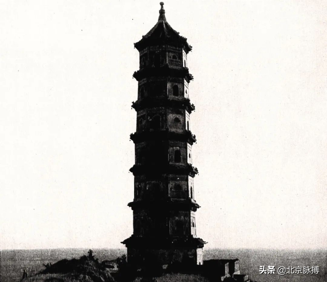 画说丨百年前德国建筑师镜头下的北京宝塔