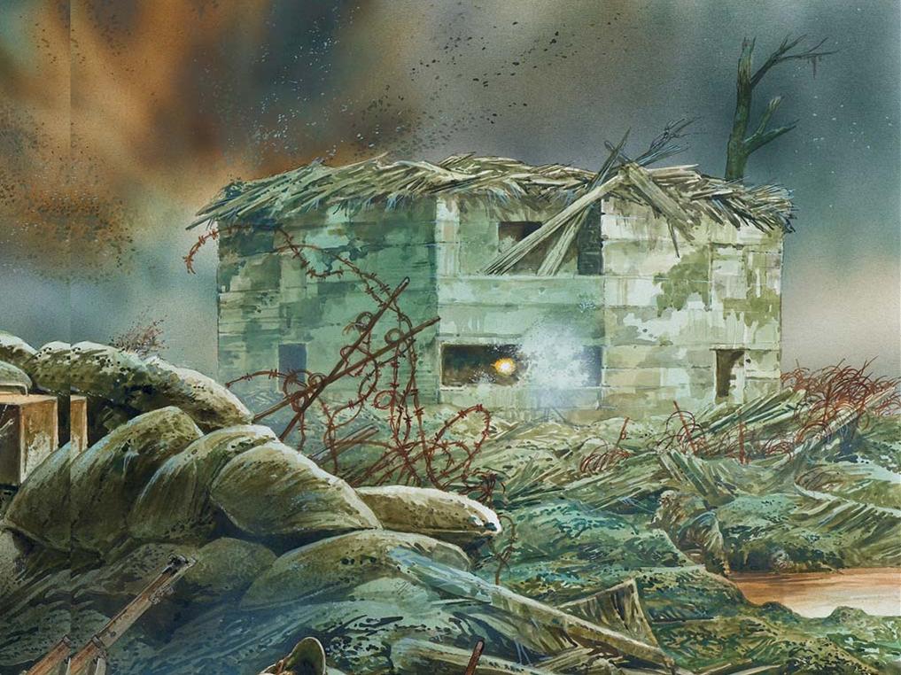 一战堑壕战视频,一战战壕结构