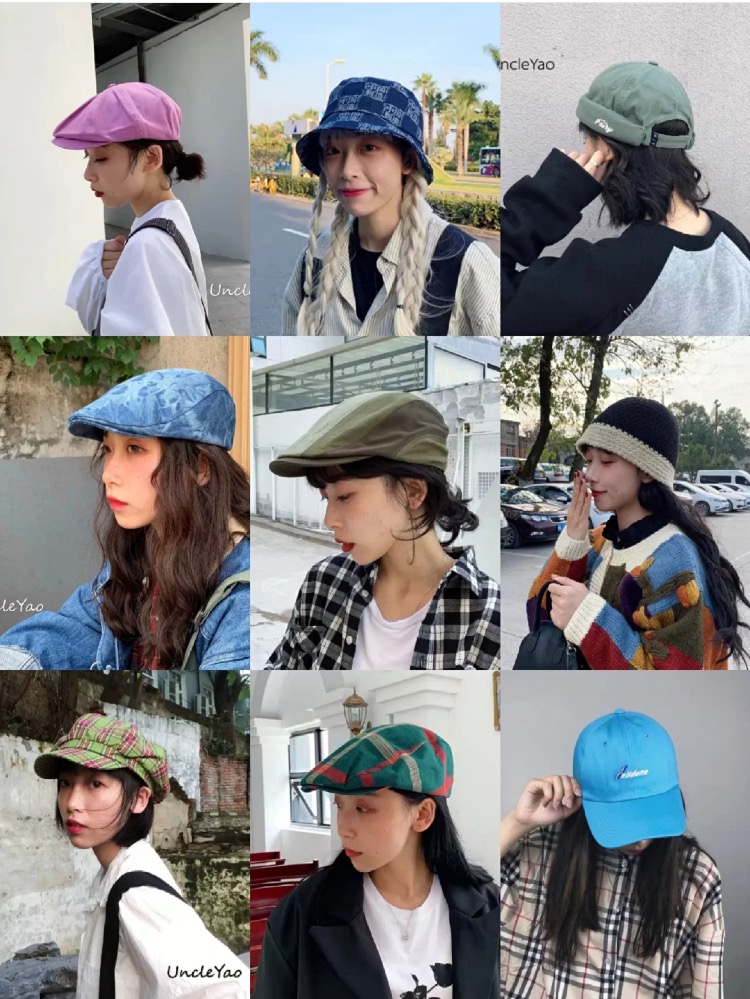 推荐几款好的帽子,比较适合长脸的帽子店铺