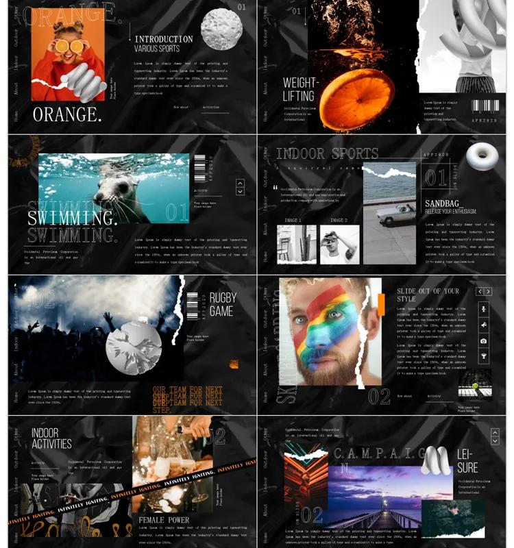 400套精简室内设计ppt,高大上的ppt设计图