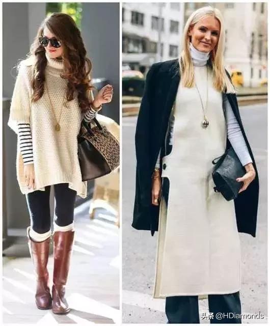 多种戴法的毛衣链,毛衣链戴多长好看