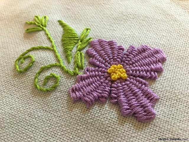 编织刺绣针法教程,刺绣基础针法教学钩针