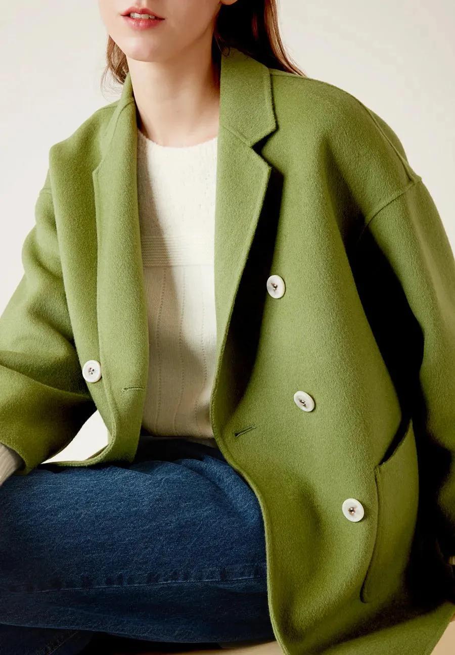 大格子大衣好看吗,焦糖色大衣好看吗