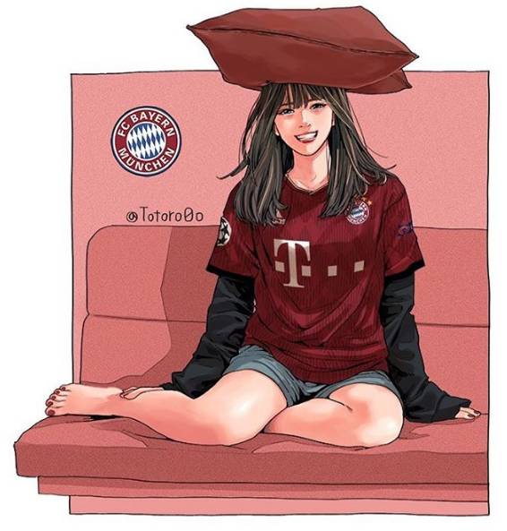 足球动漫头像背景,足球漫画头像壁纸