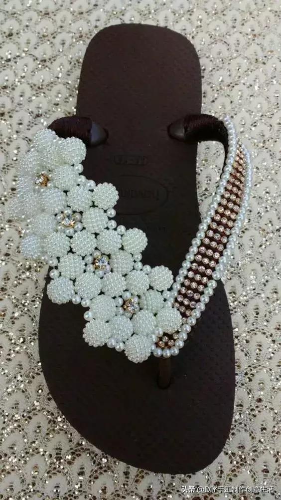 人字拖改造一下秒变时尚潮流风,穿人字拖也可以很高级