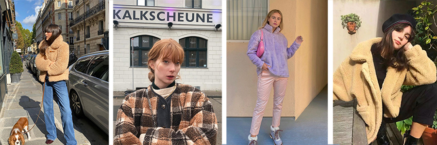 短款皮草好看又保暖,羊羔绒短款皮草