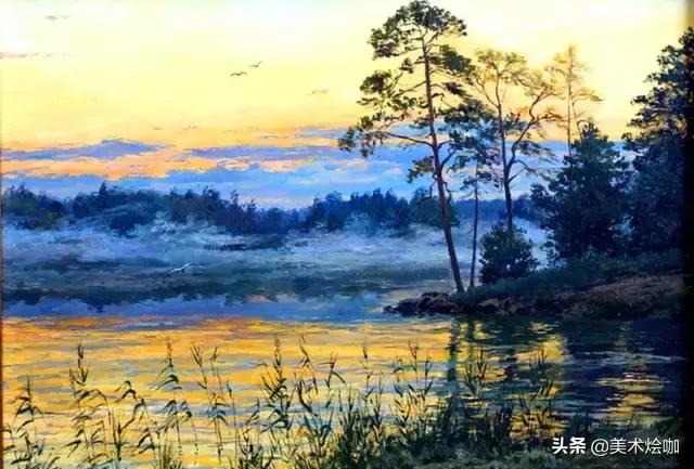 世界十大风景油画俄罗斯,俄罗斯油画大师笔下的雪景画作品