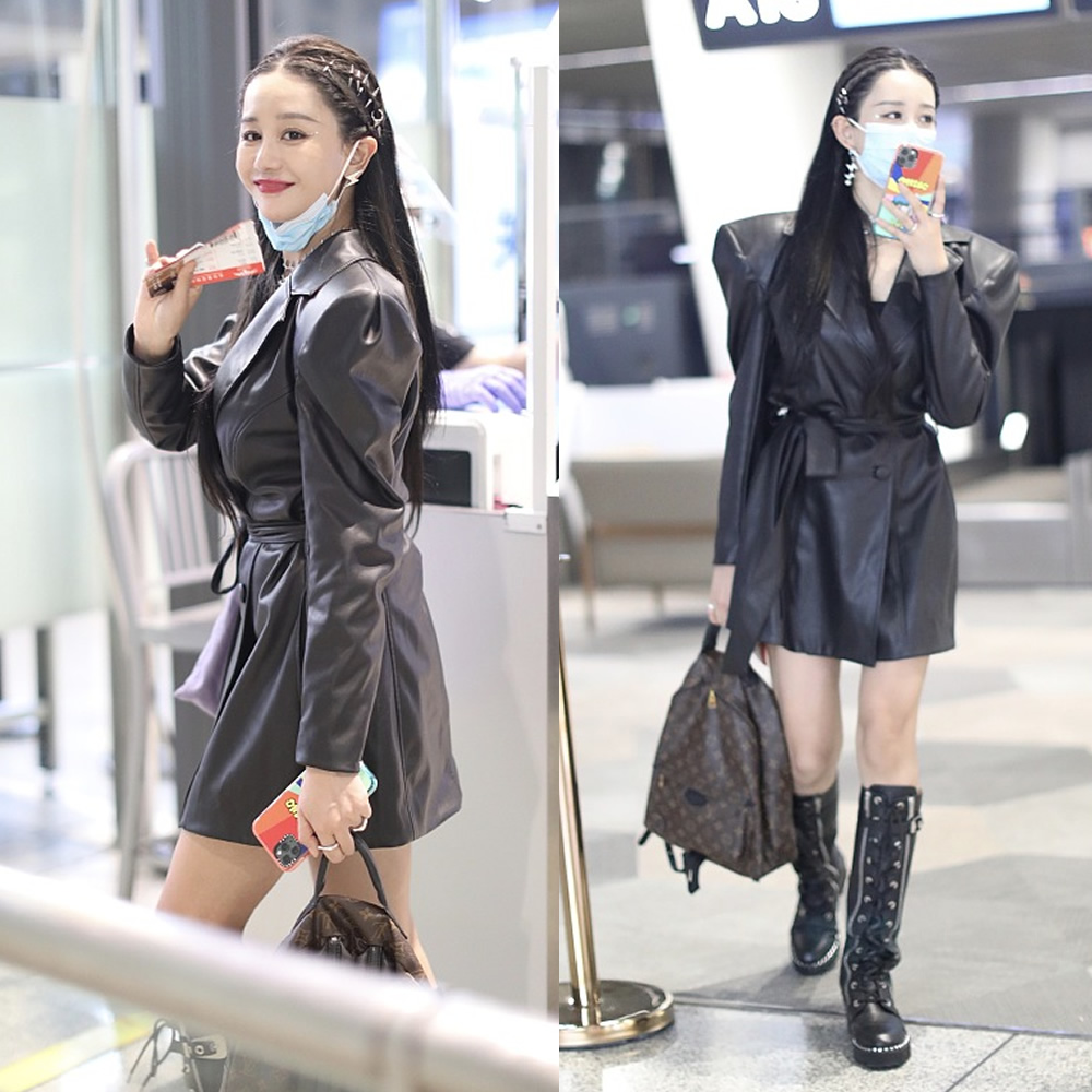 秦岚西装穿搭闪耀的她,秦岚白西服日常穿搭