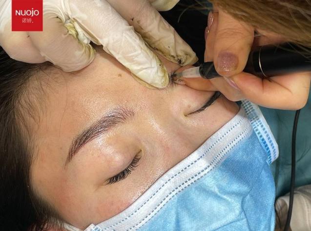 诺娇半抛式纹绣仪,纹绣机器u型针操作流程