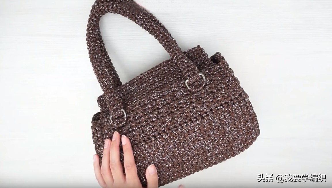 手提包编织教程简单又漂亮,简单又漂亮的包包手工制作方法