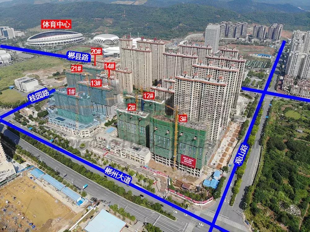 郴州新楼盘规划图,郴州楼盘6月施工进度