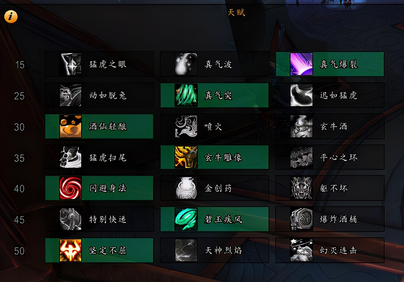 酒仙武僧输出循环手法,酒仙武僧技能介绍