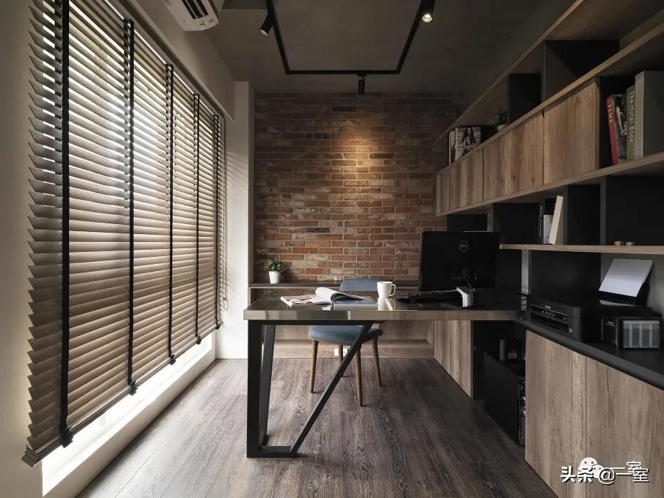 餐厅书房一体设计,书房客房一体设计