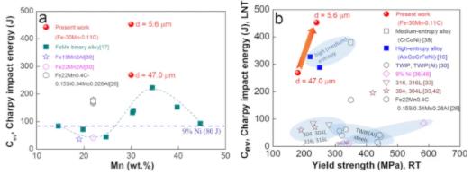 Nature子刊：低温韧性提升五倍！开发高性能、低成本奥氏体钢