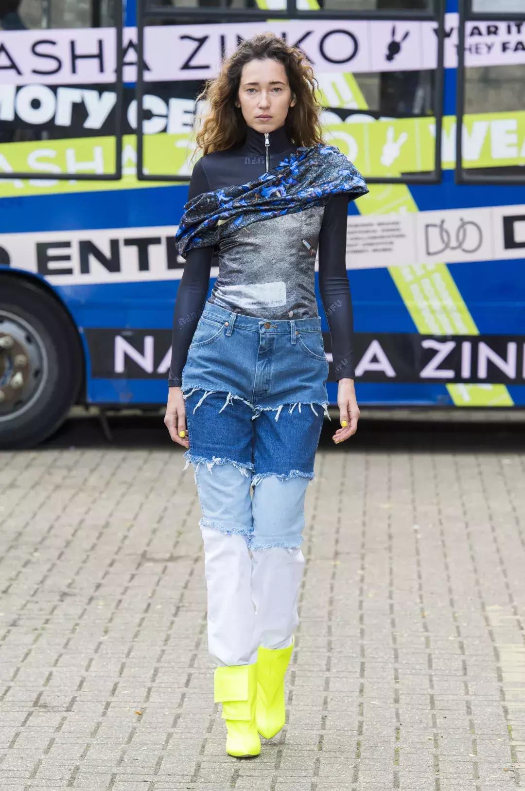 洋气破洞牛仔裤九分牛仔裤,回头率高的破洞牛仔裤