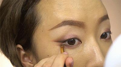 单眼皮狐狸眼妆画法日常,单眼皮大眼妆的画法步骤