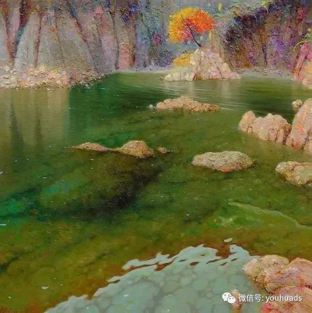 鲍勃罗斯的风景画,意大利画家fulviorinaldi水彩风景