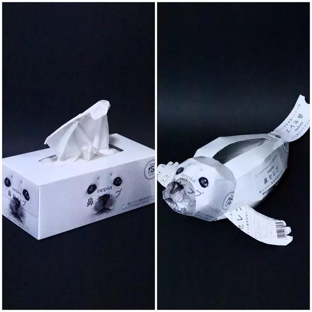 泡面武士，咖啡火车！日本空箱职人将废纸盒玩儿出了新花样