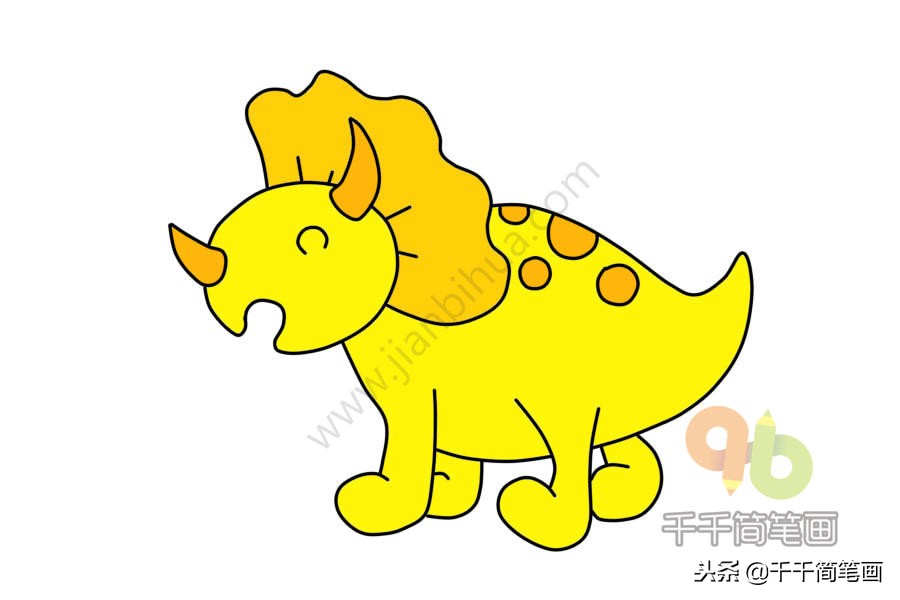 简笔画飞天恐龙带翅膀的恐龙,恐龙简笔画幼儿教学