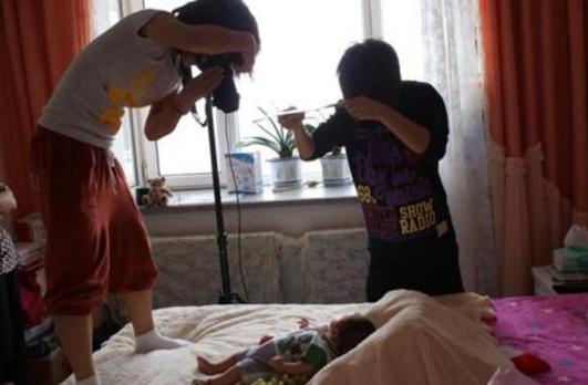 新生儿满月照风格鸡蛋壳,育儿满月照